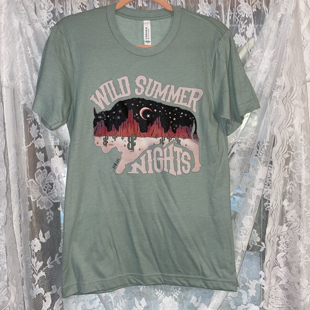 Wild summer nights western T-shirt